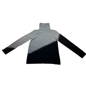 Maxsport Women's longsleeve turtle neck shirt Black/Gray Size S ( 0224)